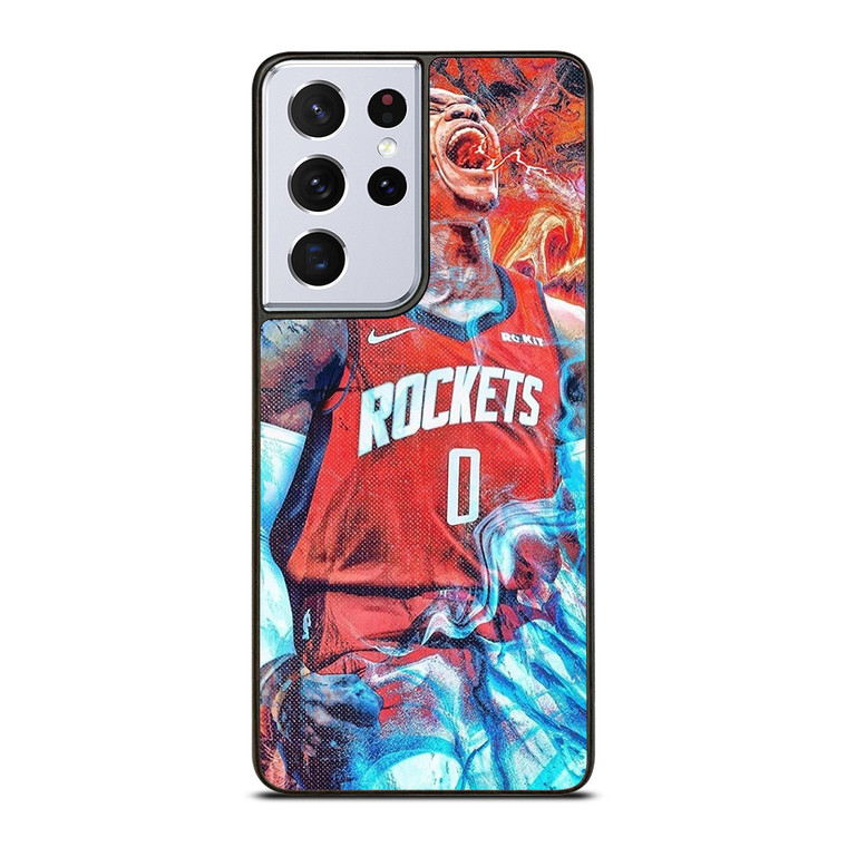 RUSSELL WESTBROOK HOUSTON ROCKETS Samsung Galaxy S21 Ultra Case Cover