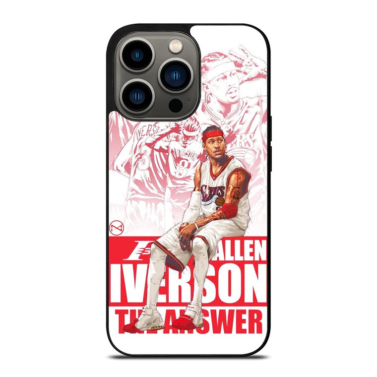 ALLEN IVERSON SIXERS NBA iPhone 13 Pro Case Cover