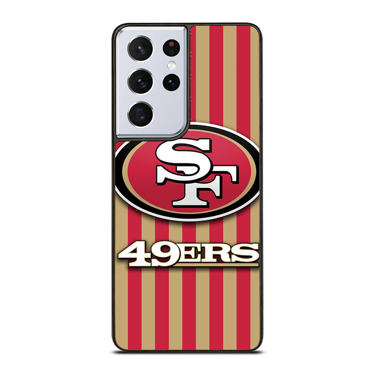 SAN FRANCISCO 49ERS AMERICAN FLAG Samsung Galaxy S21 Ultra Case Cover