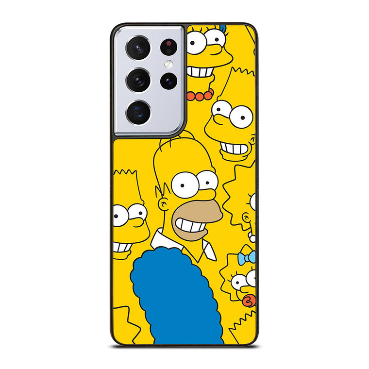 THE SIMPSONS CARTOON COLLAGE Samsung Galaxy S21 Ultra Case Cover