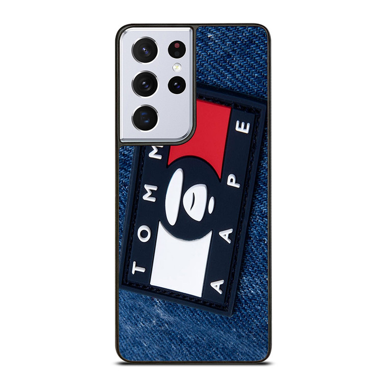 TOMMY HILFIGER JEANS BAPE APE Samsung Galaxy S21 Ultra Case Cover