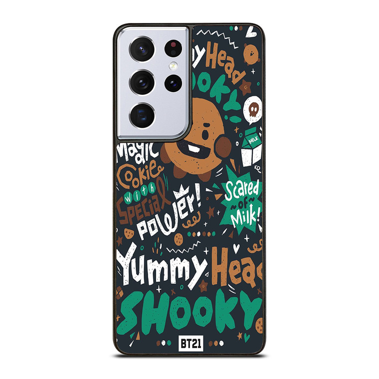 YUMMY HEAD SHOOKY BTS 21 Samsung Galaxy S21 Ultra Case Cover