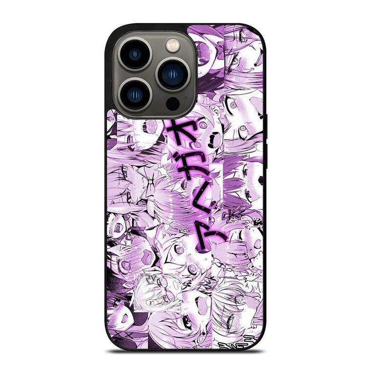AHEGAO ANIME FACE iPhone 13 Pro Case Cover