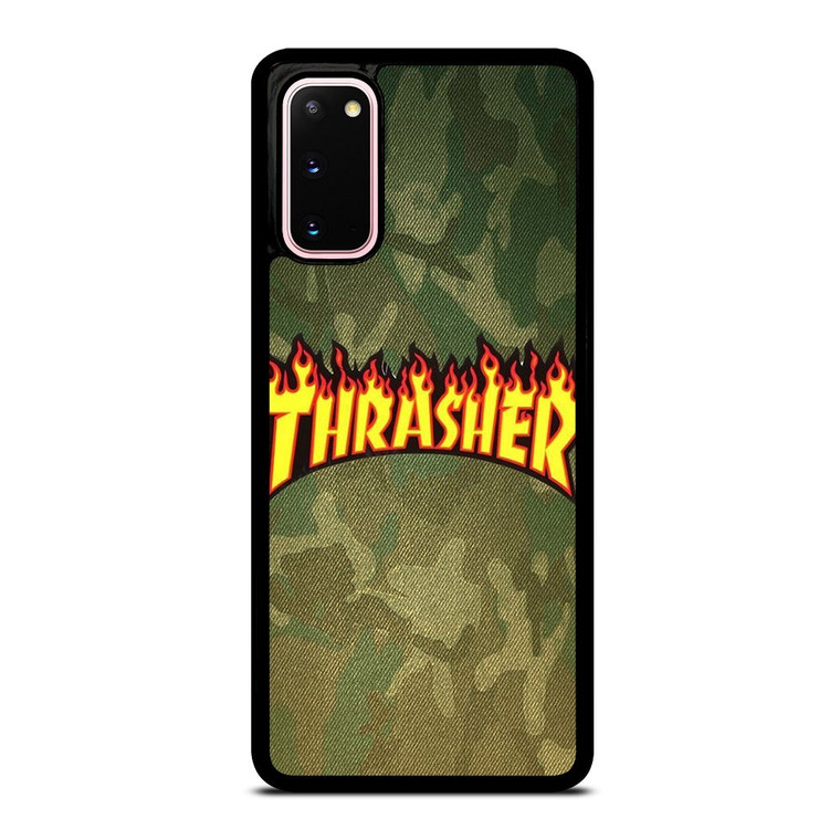 THRASHER LOGO CAMO FABRIC Samsung Galaxy S20 Case Cover