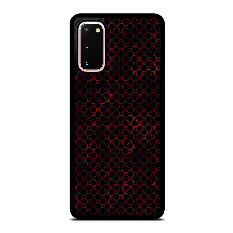 STYLISH HEXAGONAL RED PATTERN Samsung Galaxy S20 Case Cover