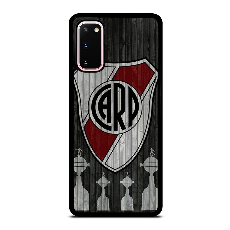RIVER PLATE EL MAS GRANDE WOODEN LOGO Samsung Galaxy S20 Case Cover