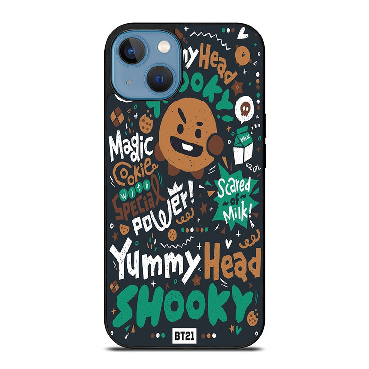 YUMMY HEAD SHOOKY BTS 21 iPhone 13 Case Cover