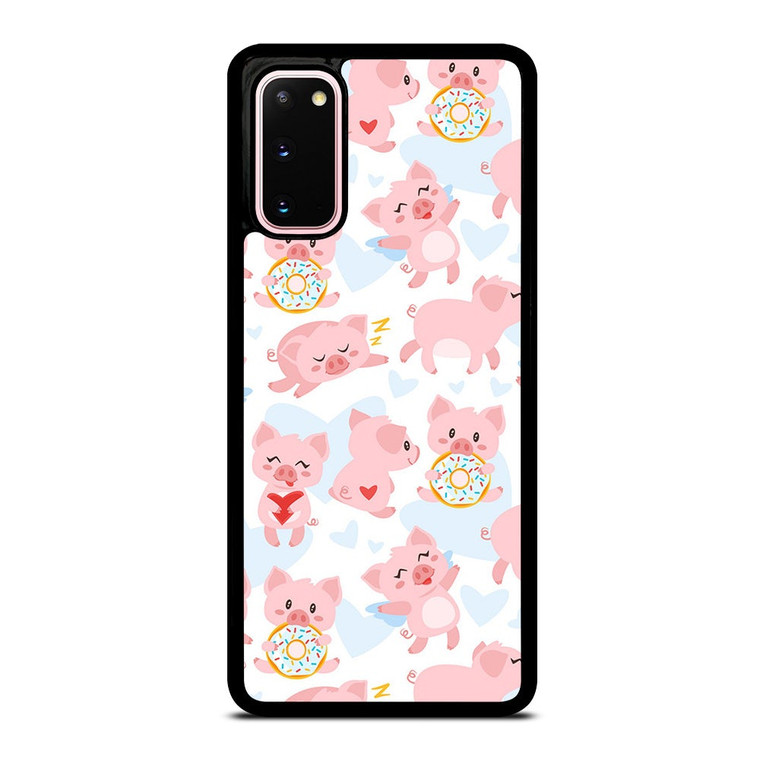 PINK BABY PIGS PATTERN Samsung Galaxy S20 Case Cover