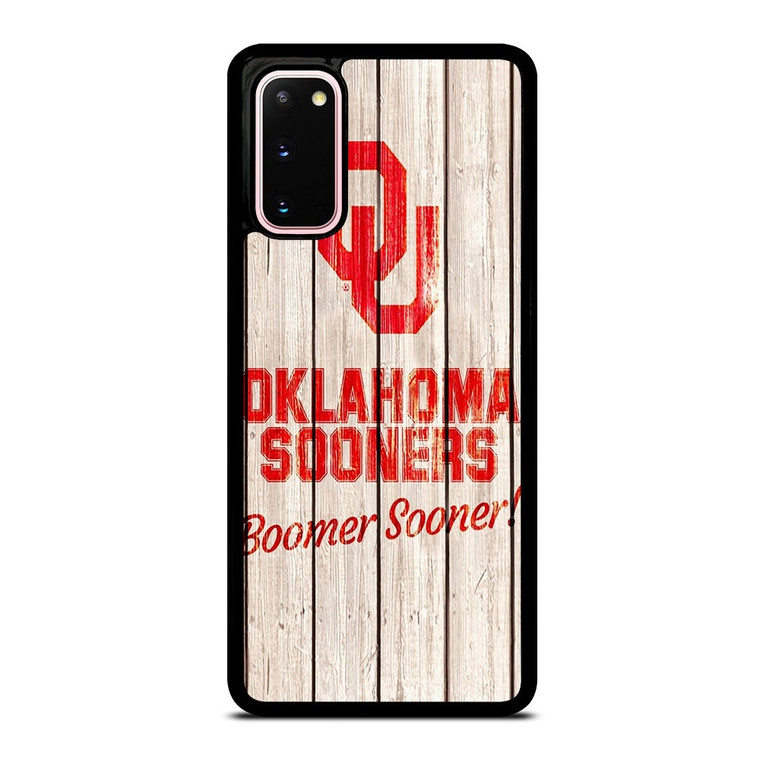 OKLAHOMA SOONERS WOODEN LOGO Samsung Galaxy S20 Case Cover
