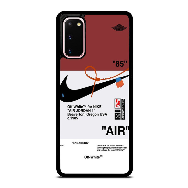 OFF WHITE NIKE AIR JORDAN SNEAKERS Samsung Galaxy S20 Case Cover