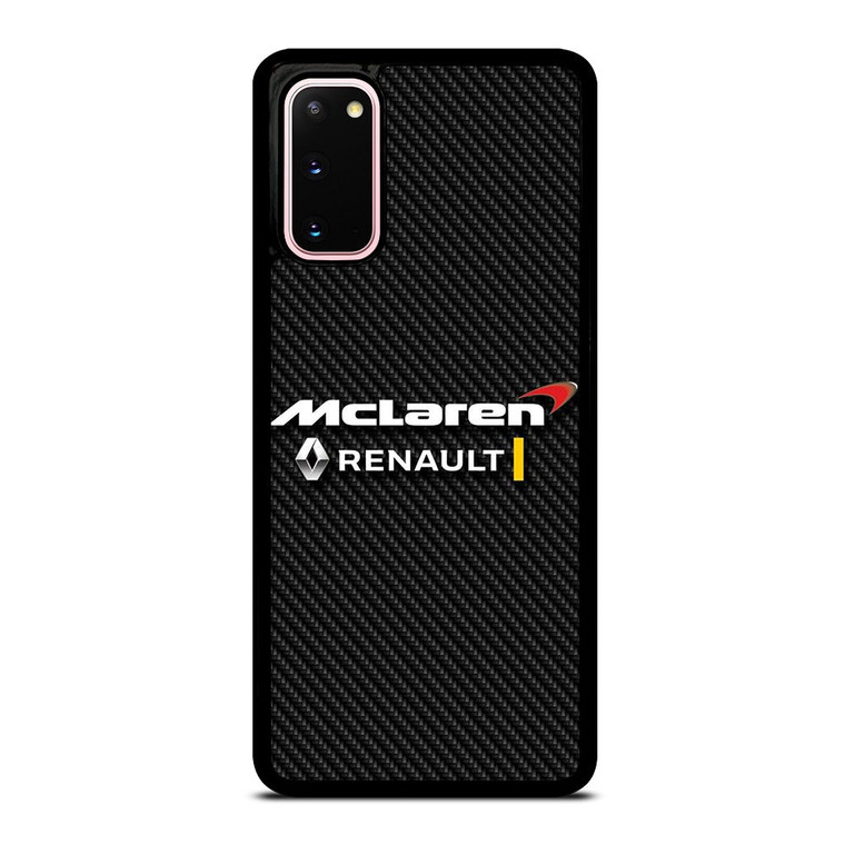 MCLAREN RENAULT LOGO CARBON. Samsung Galaxy S20 Case Cover