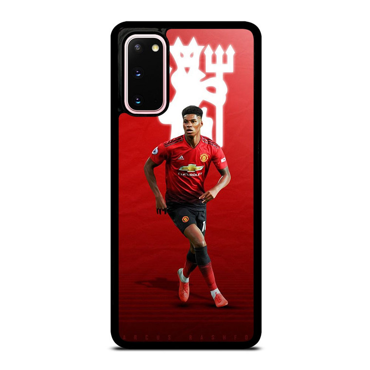 MANCHESTER UNITED MARCUS RAHFORD Samsung Galaxy S20 Case Cover