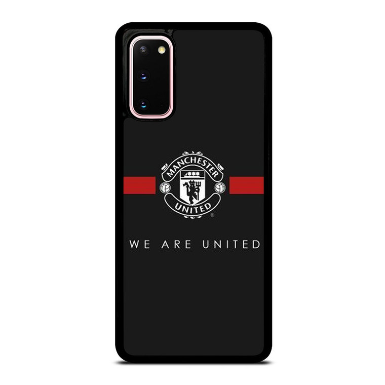 MANCHESTER UNITED BLACK Samsung Galaxy S20 Case Cover