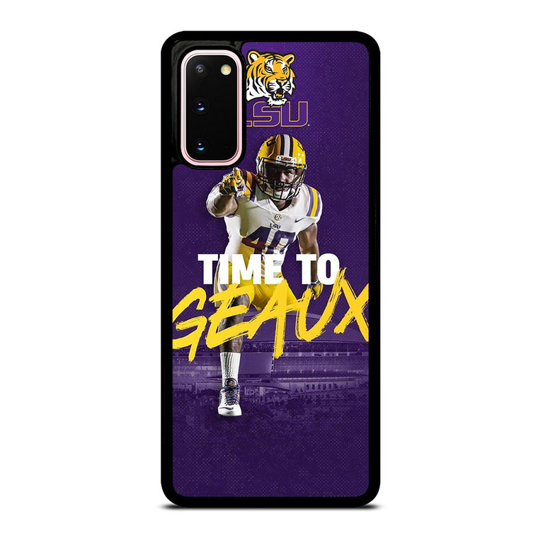 LSU TIGERS TIME TO GEAUX Samsung Galaxy S20 Case Cover
