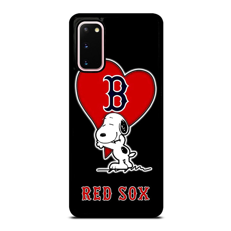 LOVE BOSTON RED SOX SNOOPY Samsung Galaxy S20 Case Cover