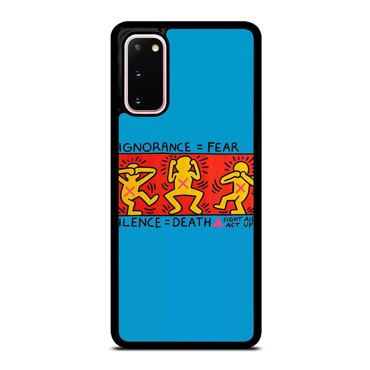 KEITH HARING FIGHT AIDS Samsung Galaxy S20 Case Cover