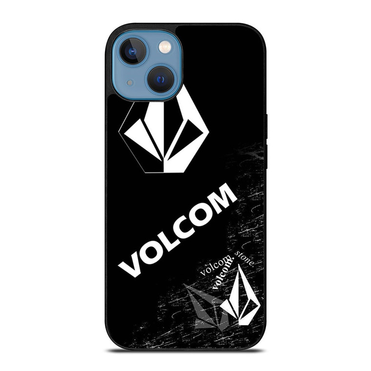 VOLCOM BLACK LOGO iPhone 13 Case Cover