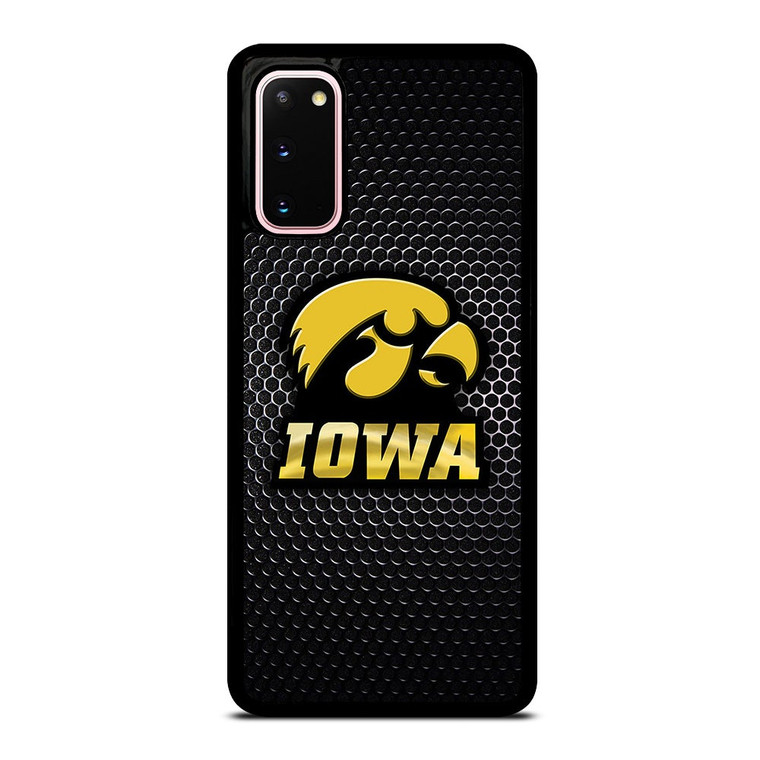 IOWA HAWKEYES METAL LOGO Samsung Galaxy S20 Case Cover