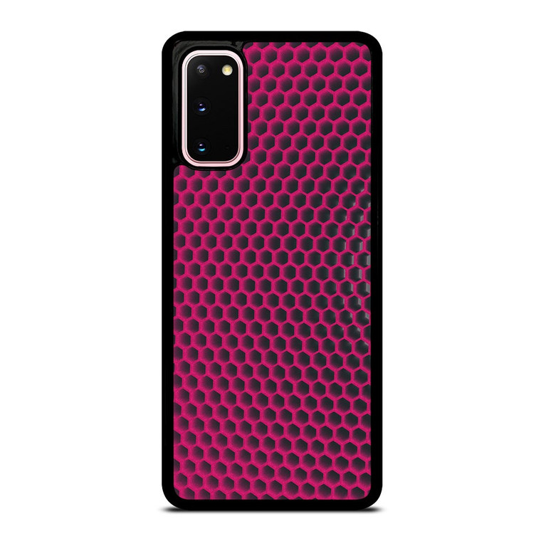 HEXAGONAL BLACK PURPLE PATTERN Samsung Galaxy S20 Case Cover