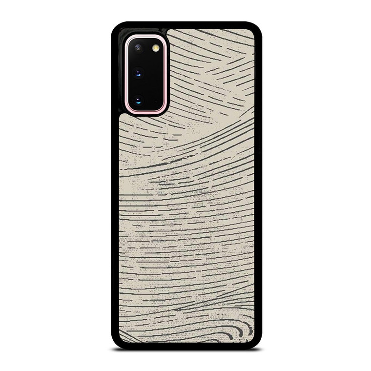 HAND DRAWING WAVES PATTERN Samsung Galaxy S20 Case Cover