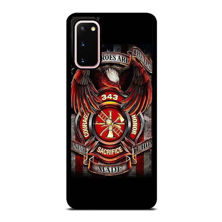 FIREFIGHTER FIREMAN HEROES Samsung Galaxy S20 Case Cover