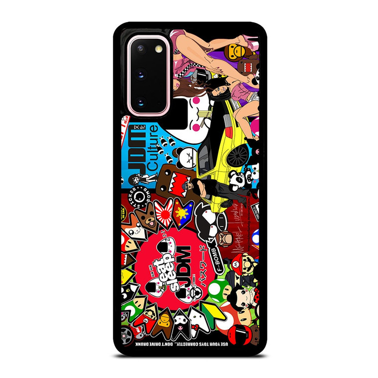 EAT SLEEP JDM COLLAGE Samsung Galaxy S20 Case Cover