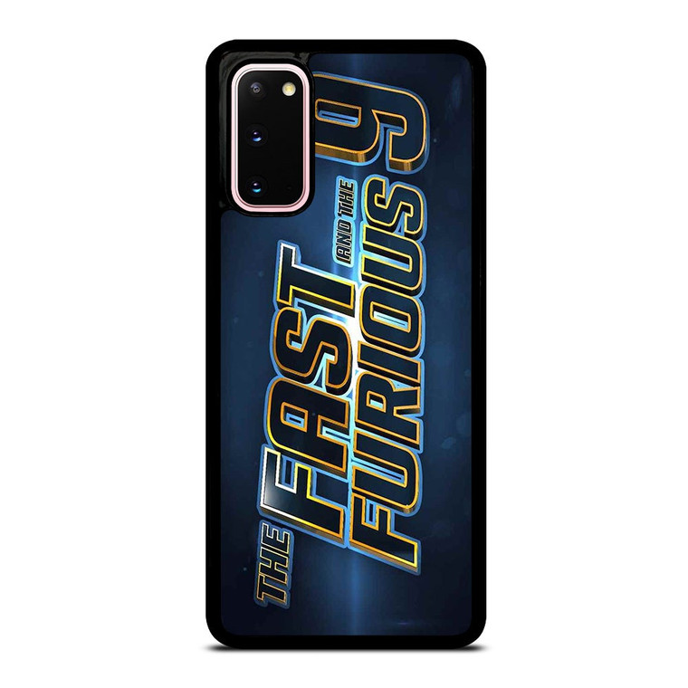 DOM FAST AND FURIOUS 9 LOGO Samsung Galaxy S20 Case Cover