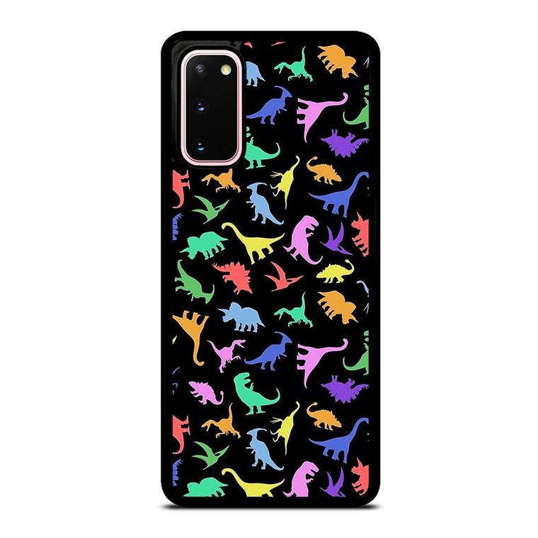 DINOSAUR COLORFUL PATTERN Samsung Galaxy S20 Case Cover
