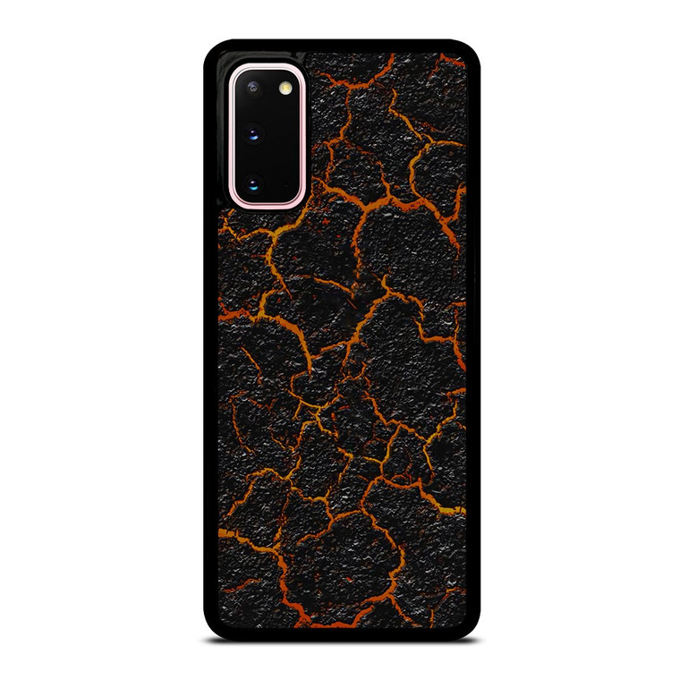 CRACKED LAVA TEXTURE Samsung Galaxy S20 Case Cover