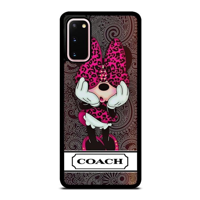 COACH NEW YORK  MINNIE MOUSE CUTE Samsung Galaxy S20 Case Cover