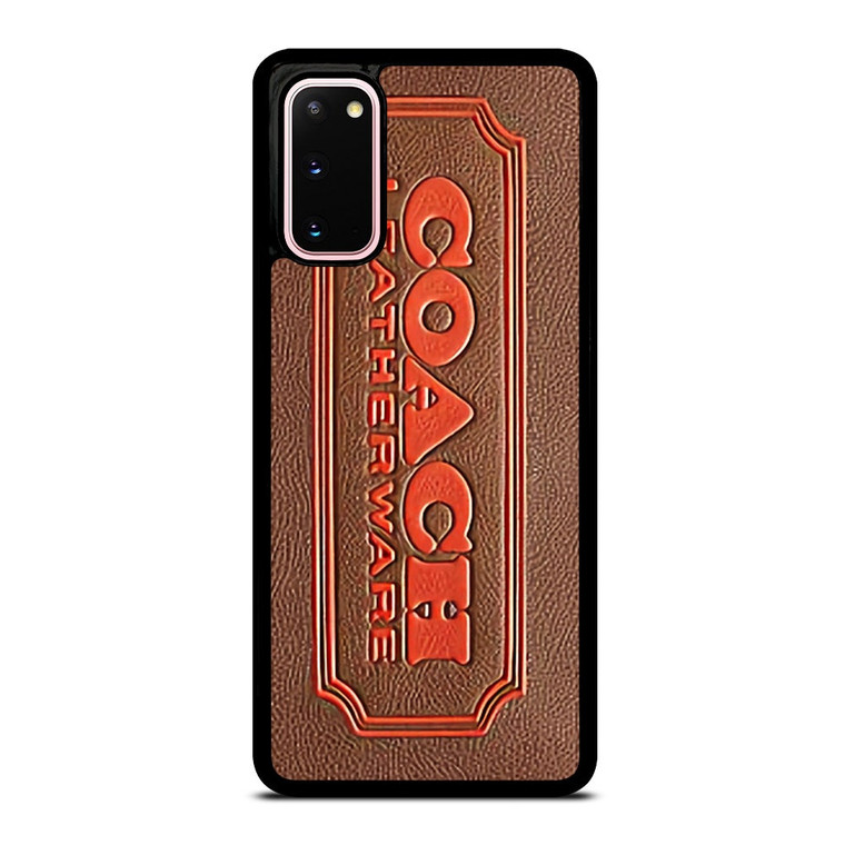 COACH LEATHERWARE EMBOSS Samsung Galaxy S20 Case Cover