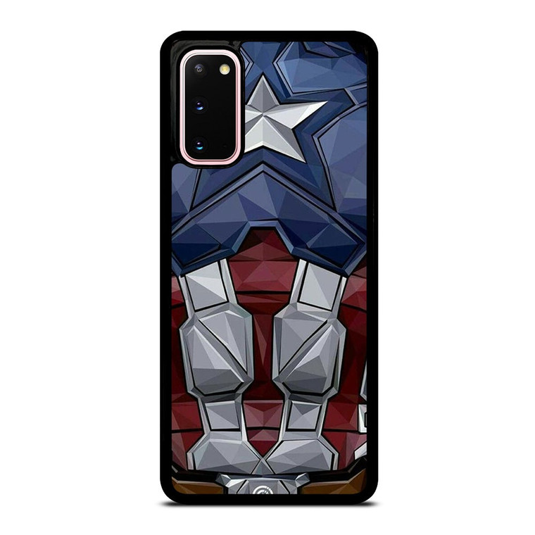 CAPTAIN AMERICA SUIT ARMOR AVENGERS Samsung Galaxy S20 Case Cover