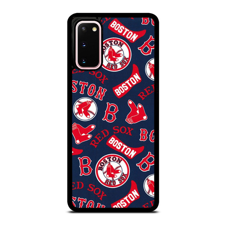 BOSTON RED SOX BASEBALL PATTERN Samsung Galaxy S20 Case Cover
