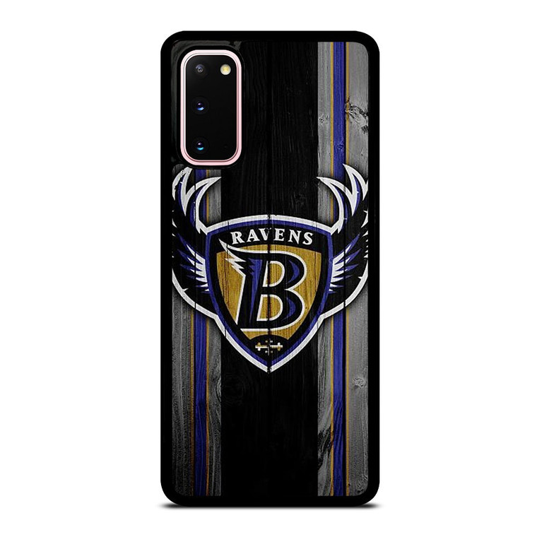 BALTIMORE RAVENS WOODEN LOGO Samsung Galaxy S20 Case Cover
