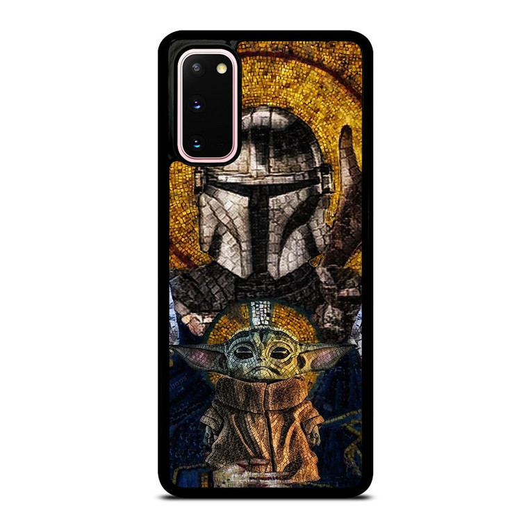 BABY YODA AND THE MANDALORIAN MOSAIC Samsung Galaxy S20 Case Cover