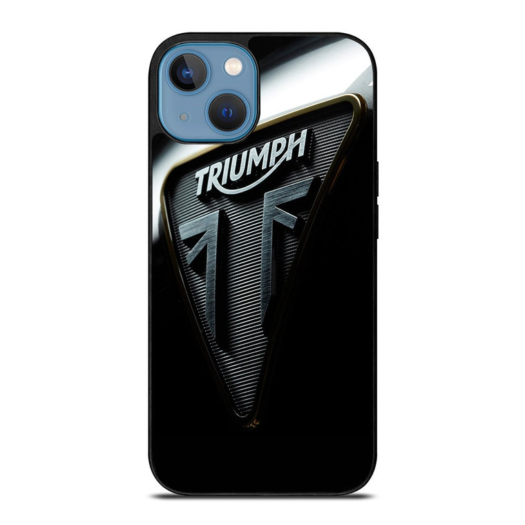 TRIUMPH MOTORCYCLE EMBLEM iPhone 13 Case Cover