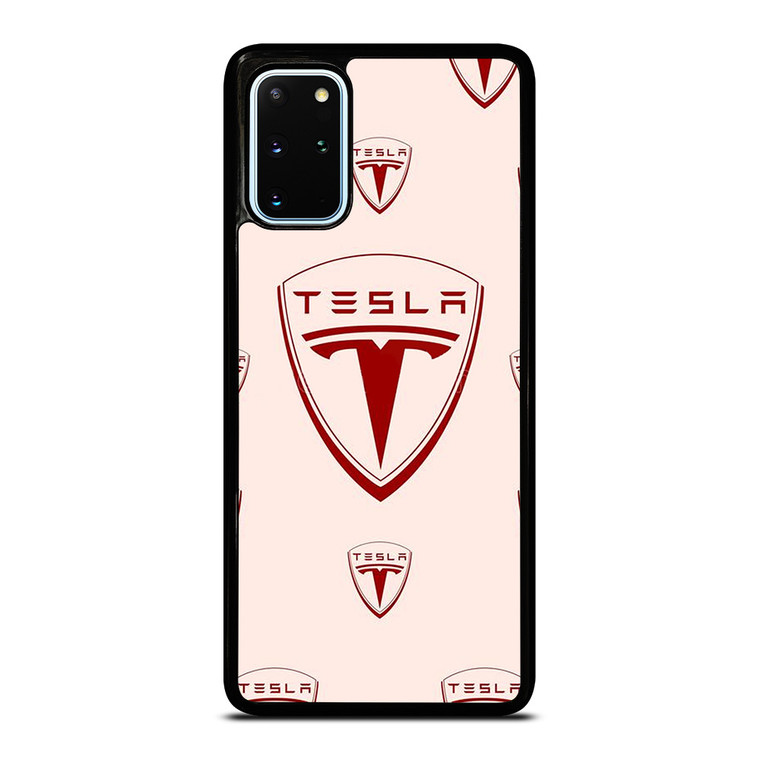TESLA CAR LOGO COLLAGE Samsung Galaxy S20 Plus Case Cover