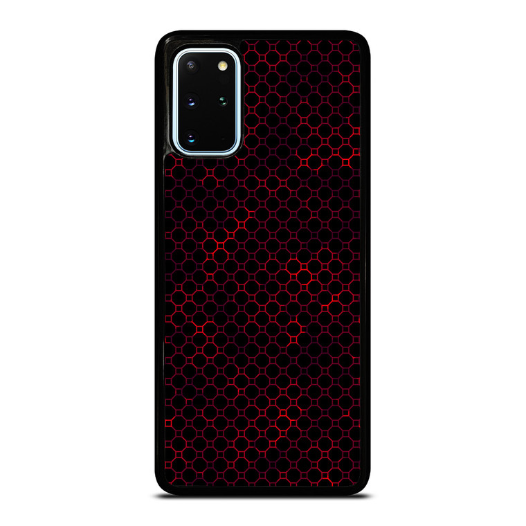 STYLISH HEXAGONAL RED PATTERN Samsung Galaxy S20 Plus Case Cover