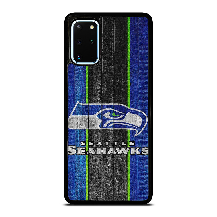 SEATTLE SEAHAWKS WOODEN LOGO NFL Samsung Galaxy S20 Plus Case Cover