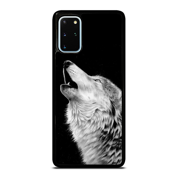ROAR WHITE WOLF Samsung Galaxy S20 Plus Case Cover