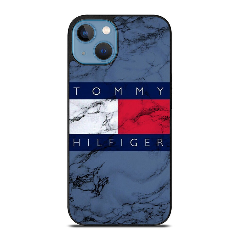TOMMY HILFIGER MARBLE LOGO iPhone 13 Case Cover