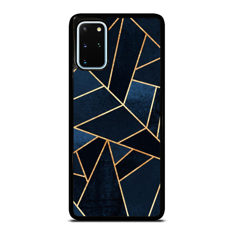 NAVY STONE CERAMIC ABSTRACT Samsung Galaxy S20 Plus Case Cover