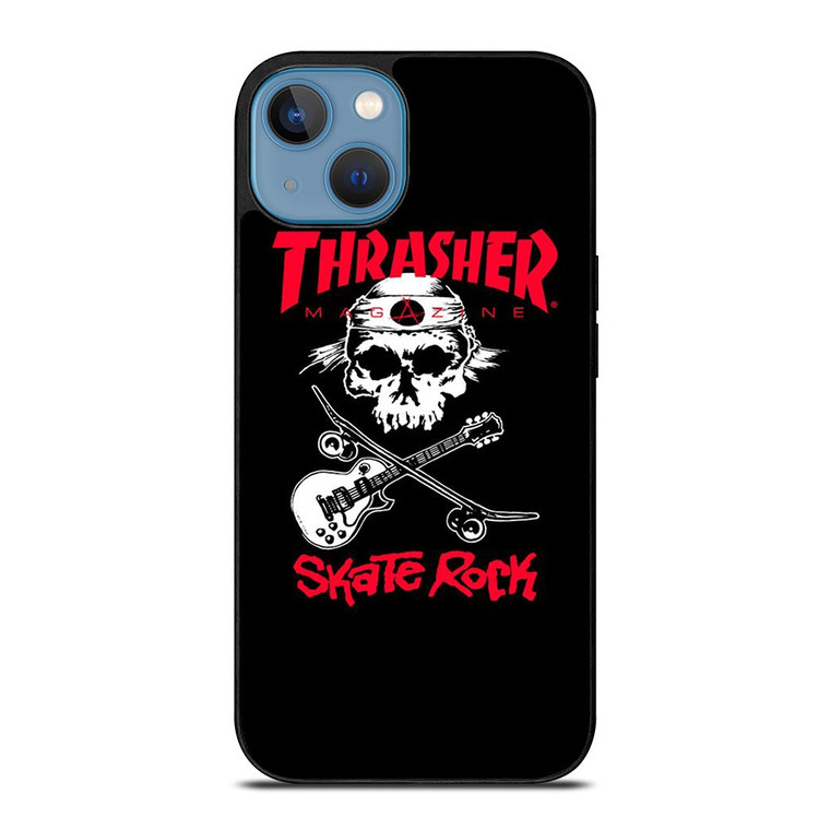 THRASHER SKATEBOARD MAGAZINE SKULL iPhone 13 Case Cover