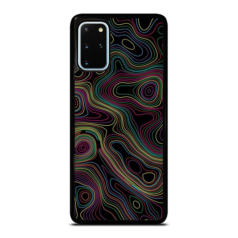 COLORFUL ABSTRACT LINES Samsung Galaxy S20 Plus Case Cover