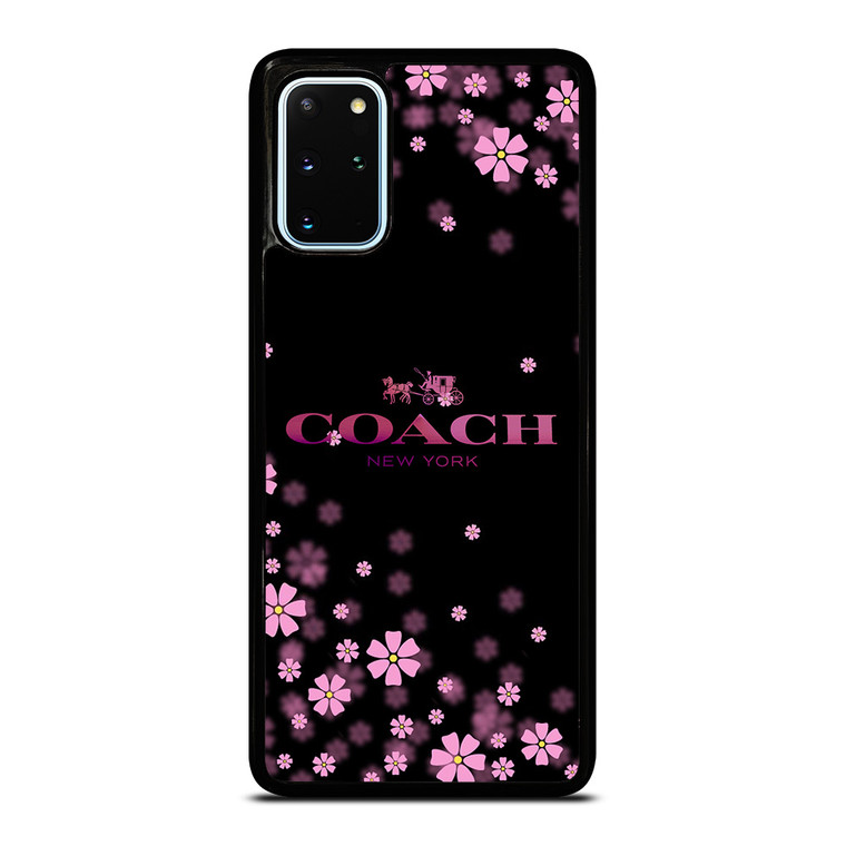 COACH FLOWERS PURPLE Samsung Galaxy S20 Plus Case Cover