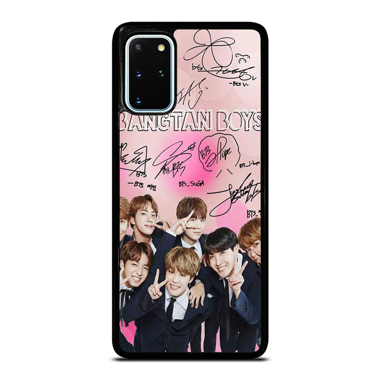 KPOP BTS LOVE PINK SIGNATURE Samsung Galaxy S20 Plus Case Cover