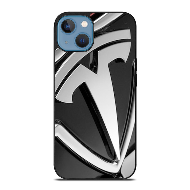 TESLA MOTOR EMBLEM LOGO iPhone 13 Case Cover