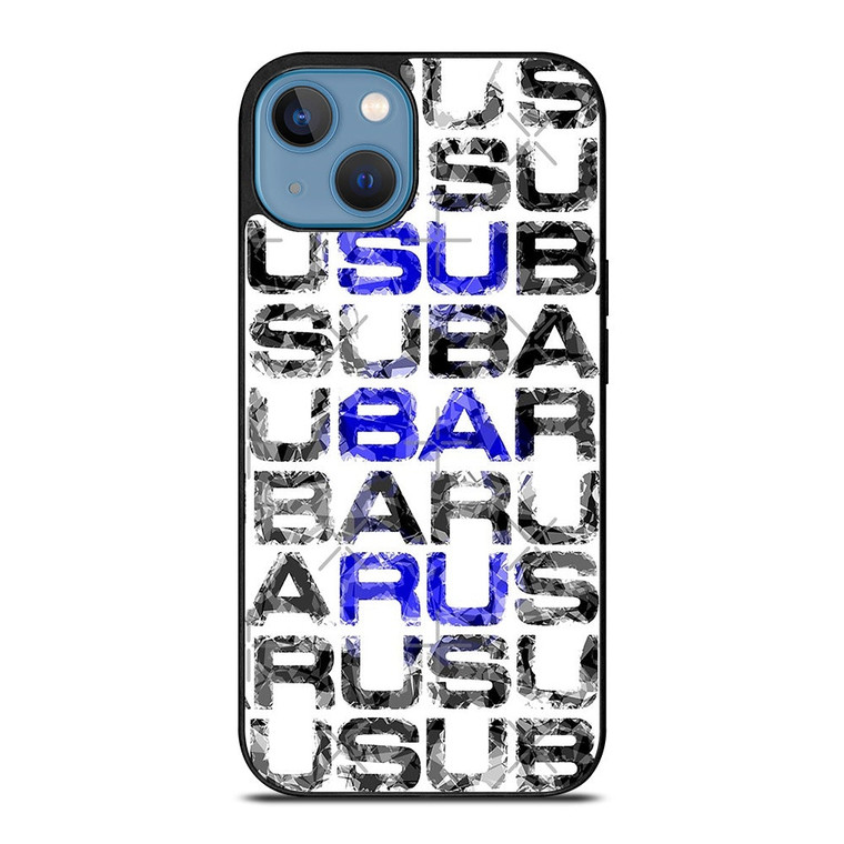 SUBARU CROSSWORD PUZZLE iPhone 13 Case Cover