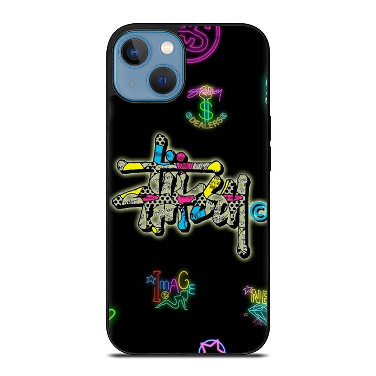 STUSSY LOGO COLOR FULL iPhone 13 Case Cover