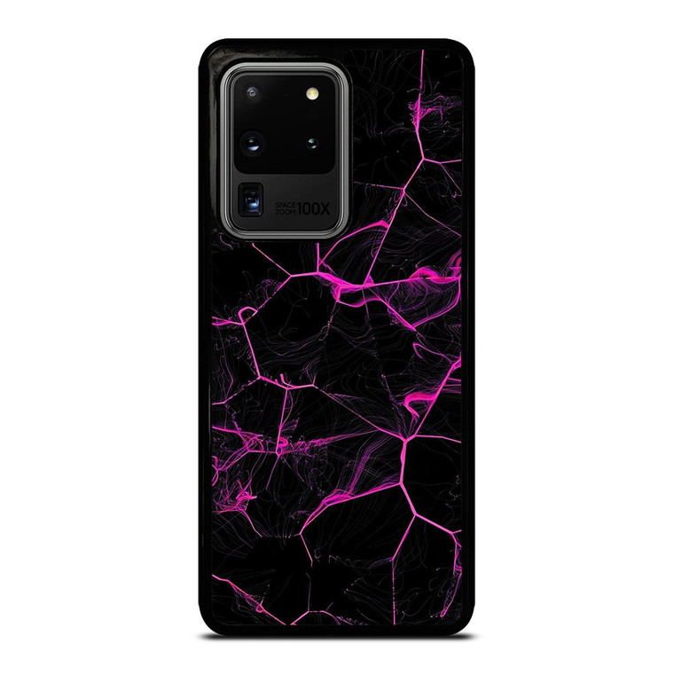 VIOLET ABSTRACT SMOKED GRID Samsung Galaxy S20 Ultra Case Cover